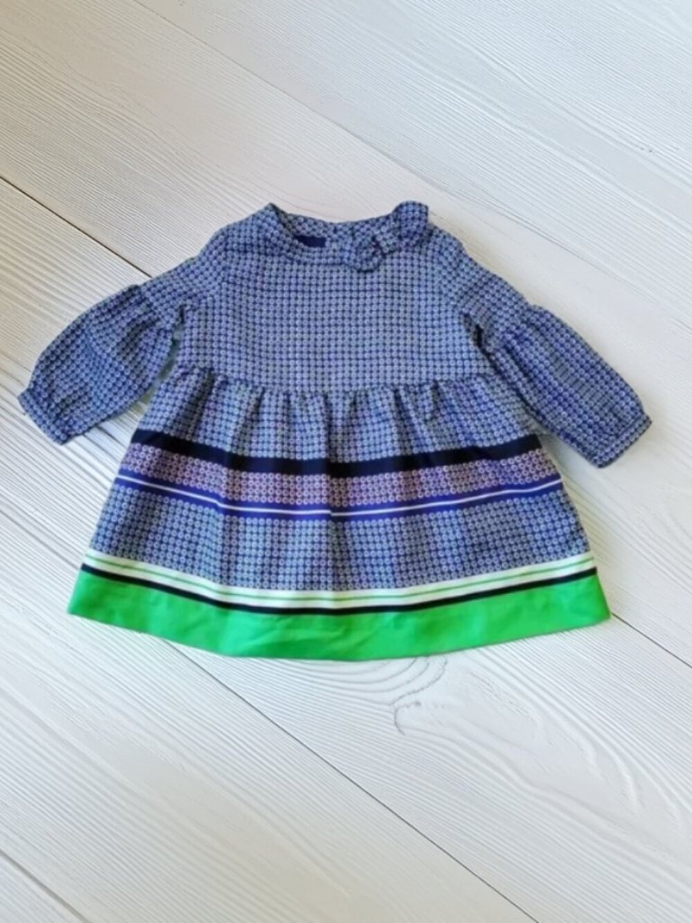 Janie and Jack Grosgrain Satin Dress Size 6-12m